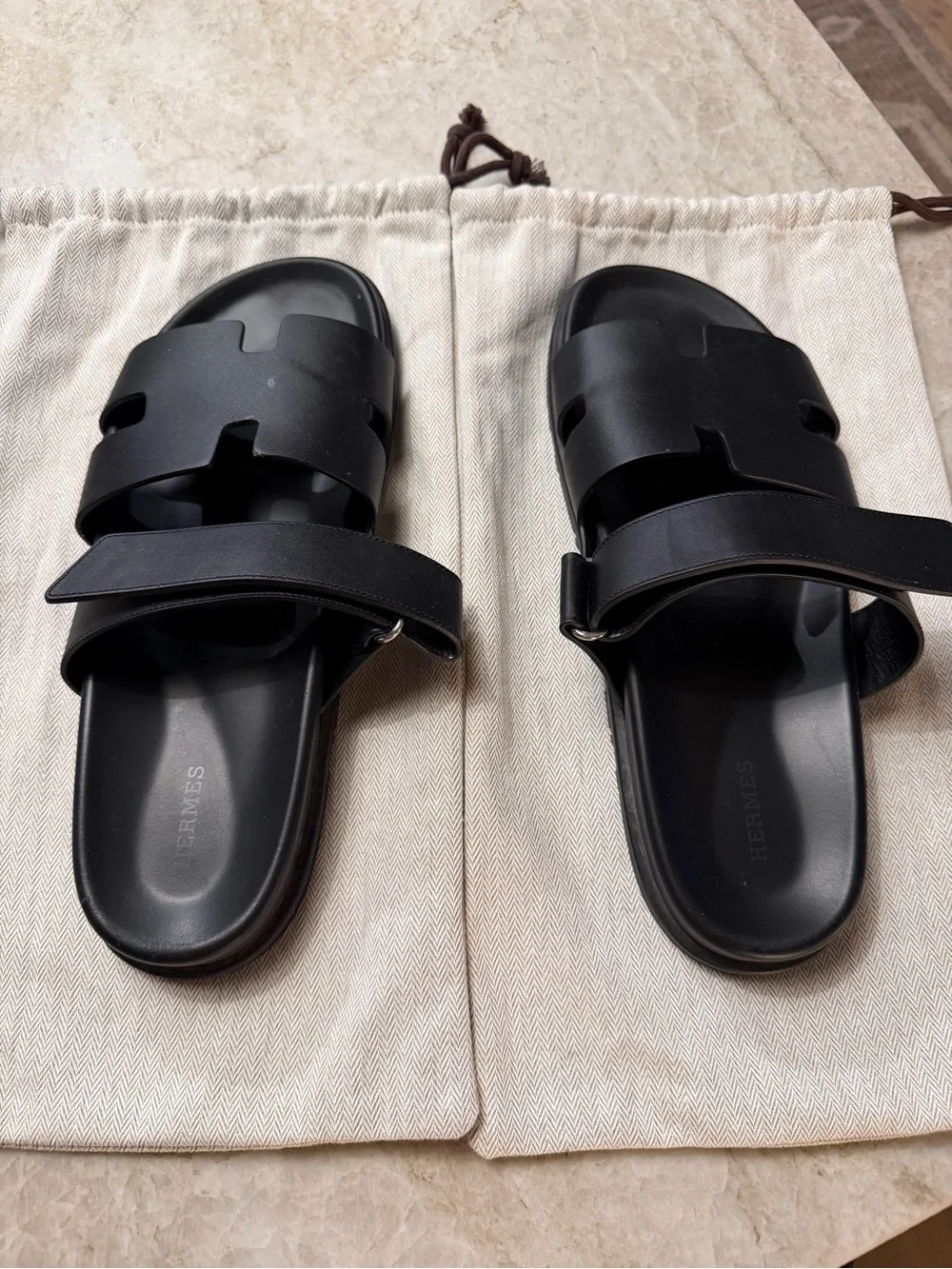 Hermès Black Chypre Sandal